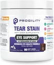 Nootie Progility Tear Stain Supplement för hundar, Advanced Eye Health Formel, hjälper till att minimera tårfläckar, 80 Chews, sålda i över 5 000 Vet-kliniker och Pet Stores över hela världen