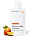 Momentous Collagen Shot Supplement - Hydrolyzed Bovine Collagen & Vitamin C för att hjälpa till att stödja Joint, Bone och Connective Tissue Health - NSF Certified for Sport - Mango Orange - 25g/Serving - 15 portioner