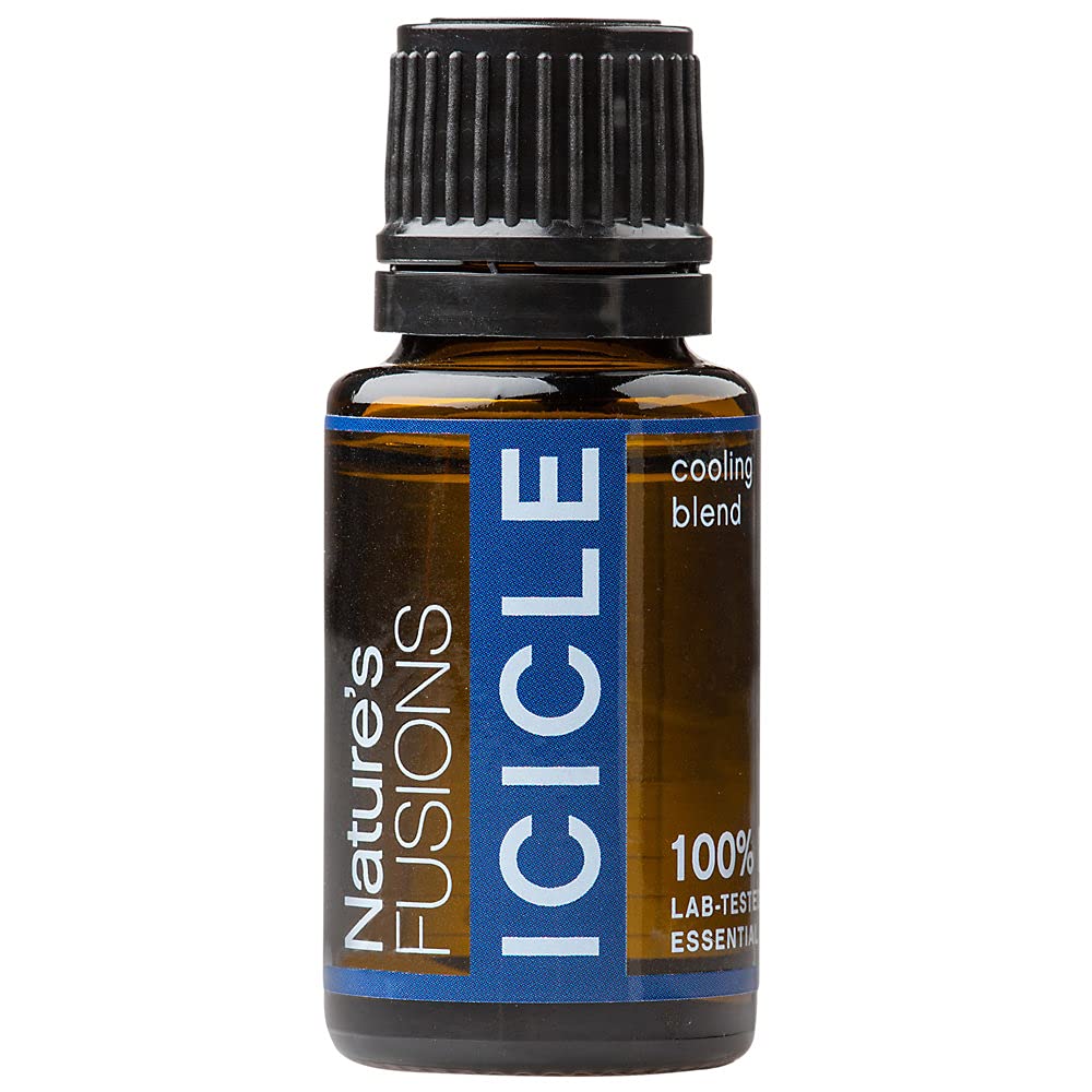 Naturens Fusions Meno-Cool, 100% ren och naturlig Essential Oil Blend för Aromaterapi och aktuell användning, .5 Fl Oz (Pack av 1) (15 ml)