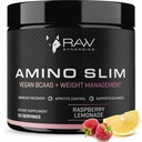 RAW Synergies Amino Slim - Active Lifestyle Supplement för Metabolic & Mindful Eating Support - Muscle & Energy Support - Sugar-Free & Vegan - Raspberry Lemonade - 20 portioner