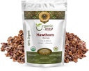 Organiskt sätt Hawthorn Berries Cut & Sifted (Crataegus monogyna) - European Wild-Harvest | Organic & Kosher Certified | Vegan, Non GMO & Gluten Free | USDA Certified | Origin - Albanien (1LBS / 16OZ)