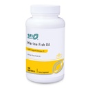 Klaire Labs SFI Health Marine Fish Oil - Ultra Pure 300 Milligram EPA & 200 Milligram DHA Omega 3 Unflavored Fish Oil med ingen fiskig smak, kolesterolfri och glutenfri (100 Softgels)