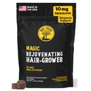 Doc Itchy Rejuvenating Hair-Grower Dog Pet Chews | 10mg Melatonin för hundar | Hårtillväxt Booster | Senior Dog Energizer | Calming | Medicinsk Styrka | Mat Allergi Säker | Vegan | 90 Räkna