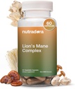 Lions Mane Supplement Capsules med Reishi Extract - 2000mg Lions Mane Mushroom Styrka med Chaga, Shiitake och Maitake för mental klarhet, minne och immunsupport, odlad i USA