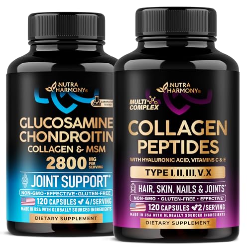 NUTRAHARMONY Glukosamin Chondroitin & Collagen Peptides Capsules