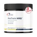 Designs for Health PreTrain NRG Drink Mix - Pre-Workout Powder med kreatin + grönt kaffe - Stöder fokus, kraft + mental energi i idrottare - None-GMO, Cherry Lime Flavor (20 portioner / 180g)