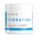 Kaged Hydration Electrolytes Powder | Orange Mango | Hydra-Charge Sports Drink Mix | Pre, Post, Intra Workout | Low Carb, Vegan, Gluten Free | Kosttillskott för Män & Kvinnor | 60 portioner