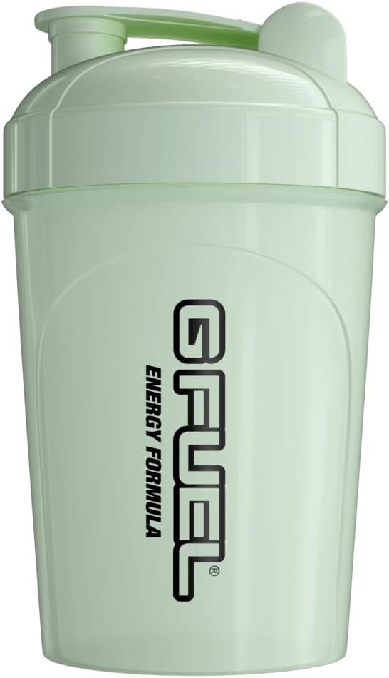 G bränsle Glow-In-Dark Shaker Bottle, Drink Mixer för Pre Workout, Protein Shake, Smoothie Mix, Meal Replacement Shakes, Energy Powder och mer, Blender Cup, Portable Safe, BPA Free Plastic - 16 oz
