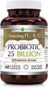 Fantastiska Flora Probiotiska Supplement | 25 miljarder-10 Stammar | 60 Veggie Capsules | Icke-GMO | Glutenfri | Made in USA
