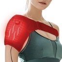 Shoulder-Heating-Pad-Heated-Wrap - 3 värmenivåer Värme Pad för axelsmärta för män kvinnor Frozen Shoulder Pain Relief-Red