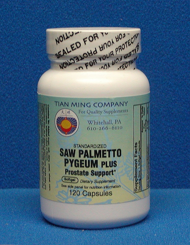 Prostatastöd Saw Palmetto Pygeum Plus och mer 120 Softgels