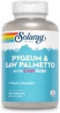 Solaray Pygeum och Saw Palmetto med Cranactin Supplement, 180 Count