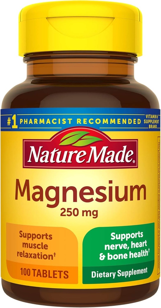 Magnesiumoxid 250 mg tabletter, 100 greve för näringsstöd