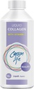 Carson Life Liquid Collagen med vitamin C - 16 Oz - för Anti Aging, Hair Skin och Nails - Immune Support - Rejuvenate Skin - Tillverkad i USA