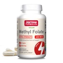 Jarrow Formulas Extra Strength Methyl Folate 400 mcg, Kosttillskott för kardiovaskulär och neurologisk hälsa Support, 60 Veggie Capsules, 60 Day Supply