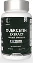 Quercetin Extract Capsules Non-GMO, Gluten-Free, Vegetarian stöder övergripande hälsostyrka energi (120 kapslar)