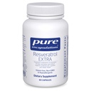 Rena inkapslingar Resveratrol EXTRA - 100 mg Trans-Resveratrol - För friska cellulära och kardiovaskulära funktioner * - Antioxidanter Supplement - Non-GMO & Gluten Free - 60 kapslar