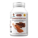 ANDREW LESSMAN Cinnamon 400mg - 60 kapslar - Hög styrka, standardiserat extrakt. Inga tillsatser. Liten lätt att svälja kapslar