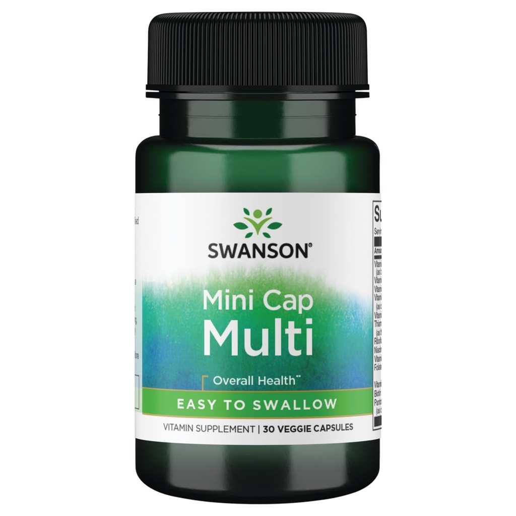 Swanson Daily Multivitamin utan mineraler 30 Veg kapslar