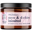 Myo-Inositol & D-Chiro Inositol Powder | Hormonbalans för kvinnor | Ideal 40:1 Ratio | Myo 2000mg, D Chiro 50mg | Regulera menstruationscykel och stöd Ovarian Health | 30 portioner, 2,17 uns.