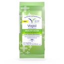 Vagisil Wipes för All Over Cleaning, Health Detox, formulerad med essentiella oljor, 20 Wipes i en återförsäljbar påse (Pack of 1)