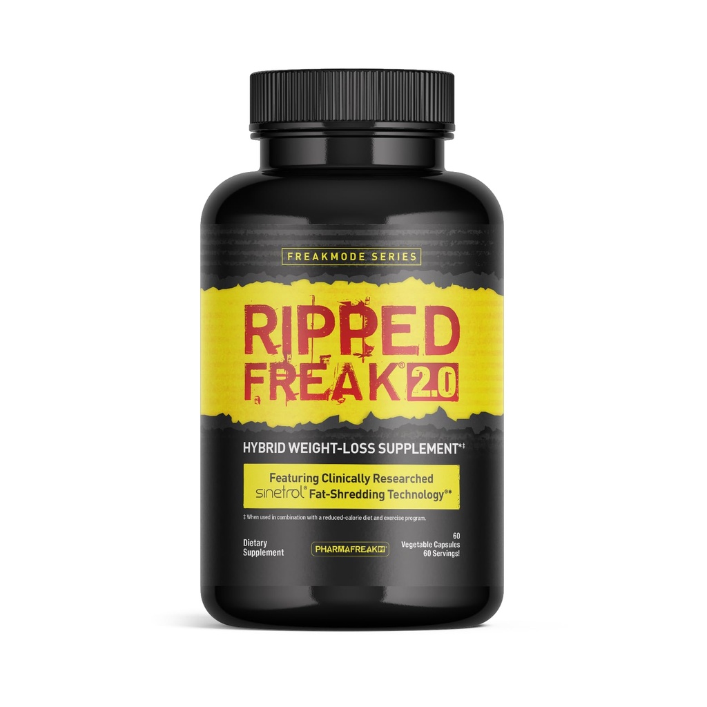 Pharmafreak RIPPED FREAK 2.0 - Hybridviktstillägg - USA - 60ct