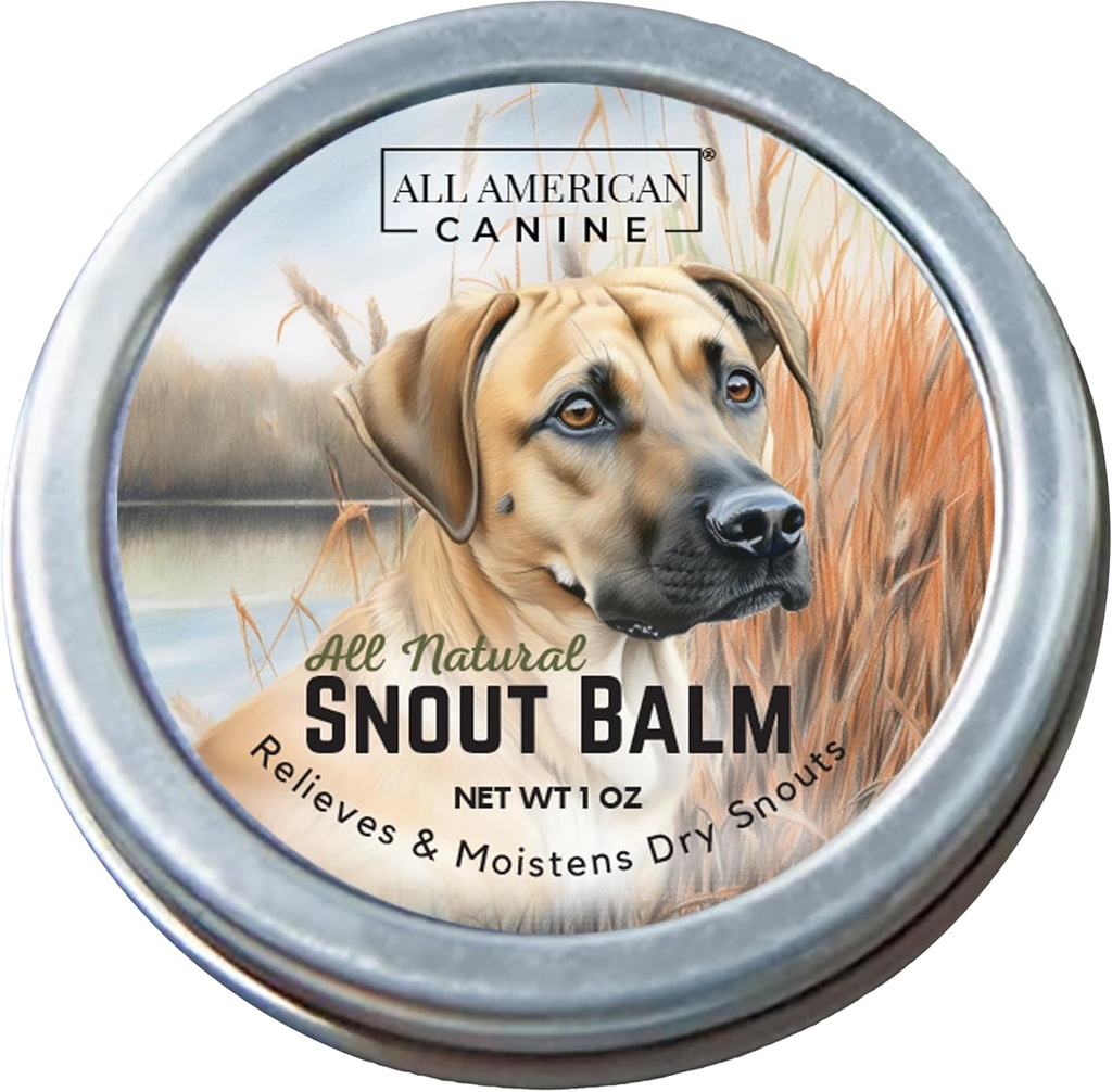 Snout Balm med Cocoa, Shea och Mango Butter för Dog Snout Care and Protection | Dog Nose Balm | Moisturizes & Soothes Dry Cracked Noses & Chapped Snouts | för aktiva hundar, 1 uns