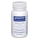 Rena inkapslingar Selen (Citrate) - för Immune System Support & Cellular Health - Antioxidant Supplement - Stöder blodflöde * - Gluten Free & Vegan - 60 kapslar
