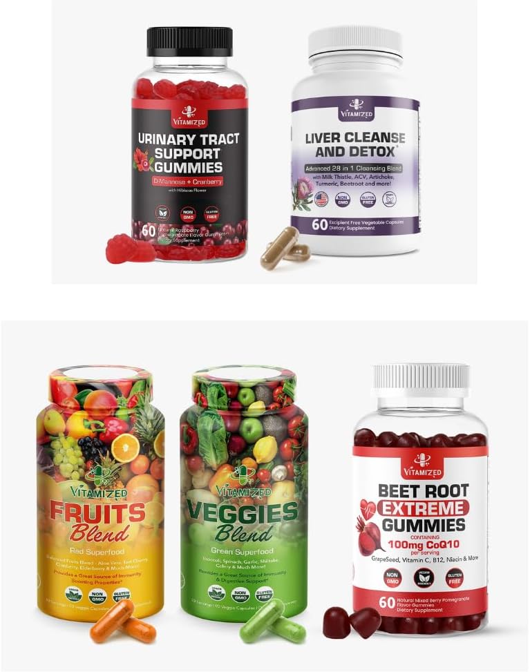 Fullständig Wellness Bundle: Höj din hälsa med fyra viktiga kosttillskott
