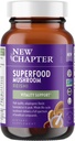 Nya kapitel Superfood Reishi Mushroom Capsules - Certified Organic USA-Grown 100% Vegan Mushroom Supplement för Vitality Support * Non-GMO, Certified Gluten Free, 60 ct