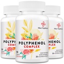 67 500 MG Polyfenoler Supplement - Kraftfulla antioxidanter och polyfenol för åldersförsvar, polyfenol Superfood, Quercetin, Resveratrol, grönt te, växtbaserad och energi, immunstöd, 270 kapslar