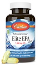 Carlson - Elite EPA Gems, 1000 mg EPA Fish Oil, Wild-Caught, Norwegian Fish Oil Supplement, Sustainably Sourced, hjälper till att upprätthålla hälsosam triglyceridnivåer, 60 Softgels