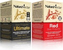 NaturaNectar Natural Bee Propolis Bundle - Bee Propolis Ultimate and Red Propolis - för immun och andningsstöd och en hälsosam metabolism - 60 kapslar per flaska