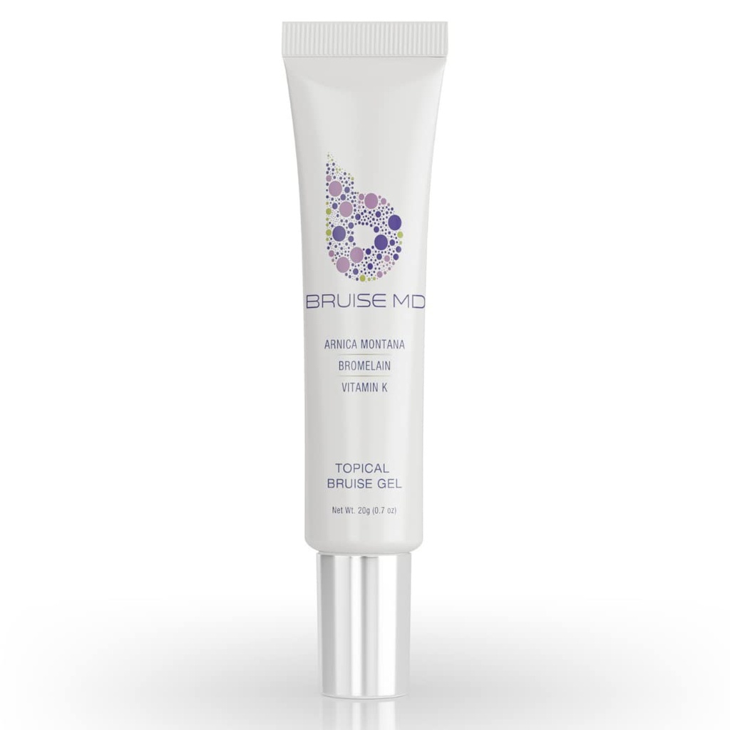 Topical Gel för Bruising och Swelling, 20% Arnica, Bromelain, 2% Vitamin K Oxide, 20g (0,7 fl oz) - Avancerad koncentrerad Bruise Behandling Formel