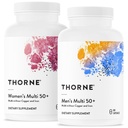 THORNE - Aktiv åldrande multivitaminbunt - Skräddarsydd näring för män och kvinnor 50 + - 30 portioner