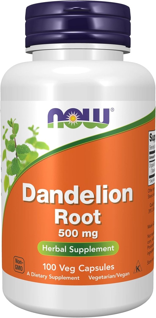 Nu livsmedel Dandelion Root 500 mg Caps, 2 pk