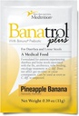 Banatrol® Natural Anti-Diarrheal med prebiotika, lättnad från kronisk diarré, IBS, återkommande diarré, kliniskt stödd medicinsk mat, icke-konstiperande, 25 portioner (Ananas)