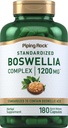 Piping Rock Boswellia Extract Capsules | 180 greve | Herbal Supplement | Standardized Complex | Non-GMO, Gluten Free