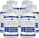 Forskning verifierad gurkmeja Curcumin - med BioPerine, Curcumin C3 Complex - Vegan - tillverkad i USA - 360 kapslar