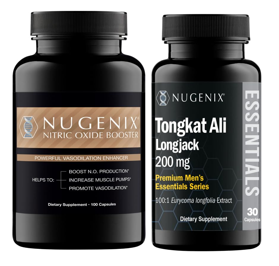 Nugenix Nitric Oxide Booster och Tongkat Ali Supplements för Män