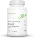 Illuminera Labs Ginkgo Biloba Extract Capsules | 240 mg | Stöder Fokus, Koncentration, Minne, Kortsiktig kognitiv funktion | Tredjepartstestad och Backad av medicinsk forskning