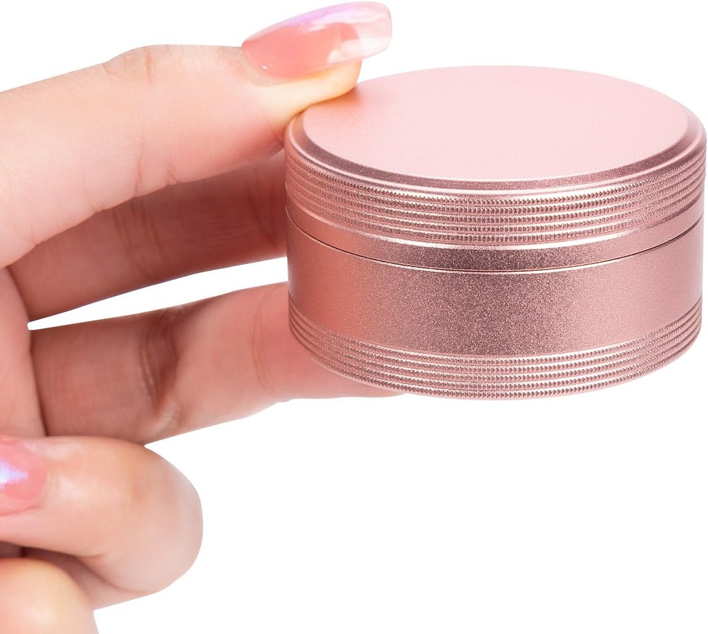 Metal Pill Container Pill Case - Vattentät Pill Box för Daglig Resa, Enkel Pill Hplder för Pocket Purse, Portable Medicine Organizer, Perfekt för Medicinering Fisk Oljor, Unik Gift Pink