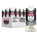 Muscle Milk Pro Advanced Nutrition Protein Shake, Intense Vanilla, 11 Fl Oz Carton, 12 Pack, 32g Protein, 1g Sugar, 16 Vitaminer & Mineraler, 5g Fiber, Workout Recovery, Packaging May Vary
