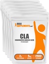 BulkSupplements.com Conjugated Linoleic Acid Powder - CLA Supplement, Nutritional Supplement - Gluten Free, 2g Per Servering, 1kg (2,2 lbs) (Pack på 5)