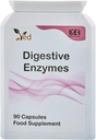 Ved Digestive Enzymes, Comprehensive Food Intolerance Complex, Targets Multiple Intolerances Inklusive Gluten, Laktos & Casein, 90 Vegan Capsules (45 Days Supply)