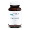Metabolisk underhåll L-Methylfolat 10 mg - Stöder en hälsosam tankegång - Aktiv folat för metyleringsstöd och biokemiska reaktioner - Mycket biotillgänglig - 90 portioner - 90 kapslar