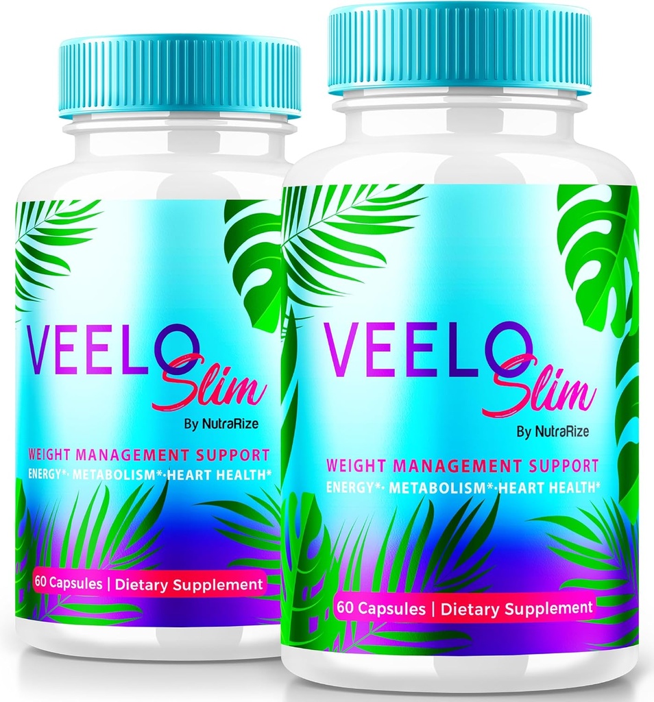 (2 Pack) VeeloSlim, Veelo Slim Advanced Weight Loss Capsules, Premium Keto Supplement, All Natural Keto Support Pills, VeeloSlimming Keto Formel, Officiella VeeloSlimmer Recensioner (120 kapslar)
