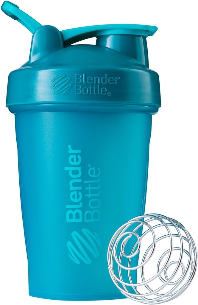 BlenderBottle Classic Shaker Bottle Perfekt för Protein Shakes och Pre Workout, 20-Ounce, Teal