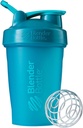 BlenderBottle Classic Shaker Bottle Perfekt för Protein Shakes och Pre Workout, 20-Ounce, Teal