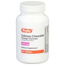 Rugby 500mg Calcium Chewable Tablets - Kosttillskott - Orange smaksatt - 60 greve (1 Pack)